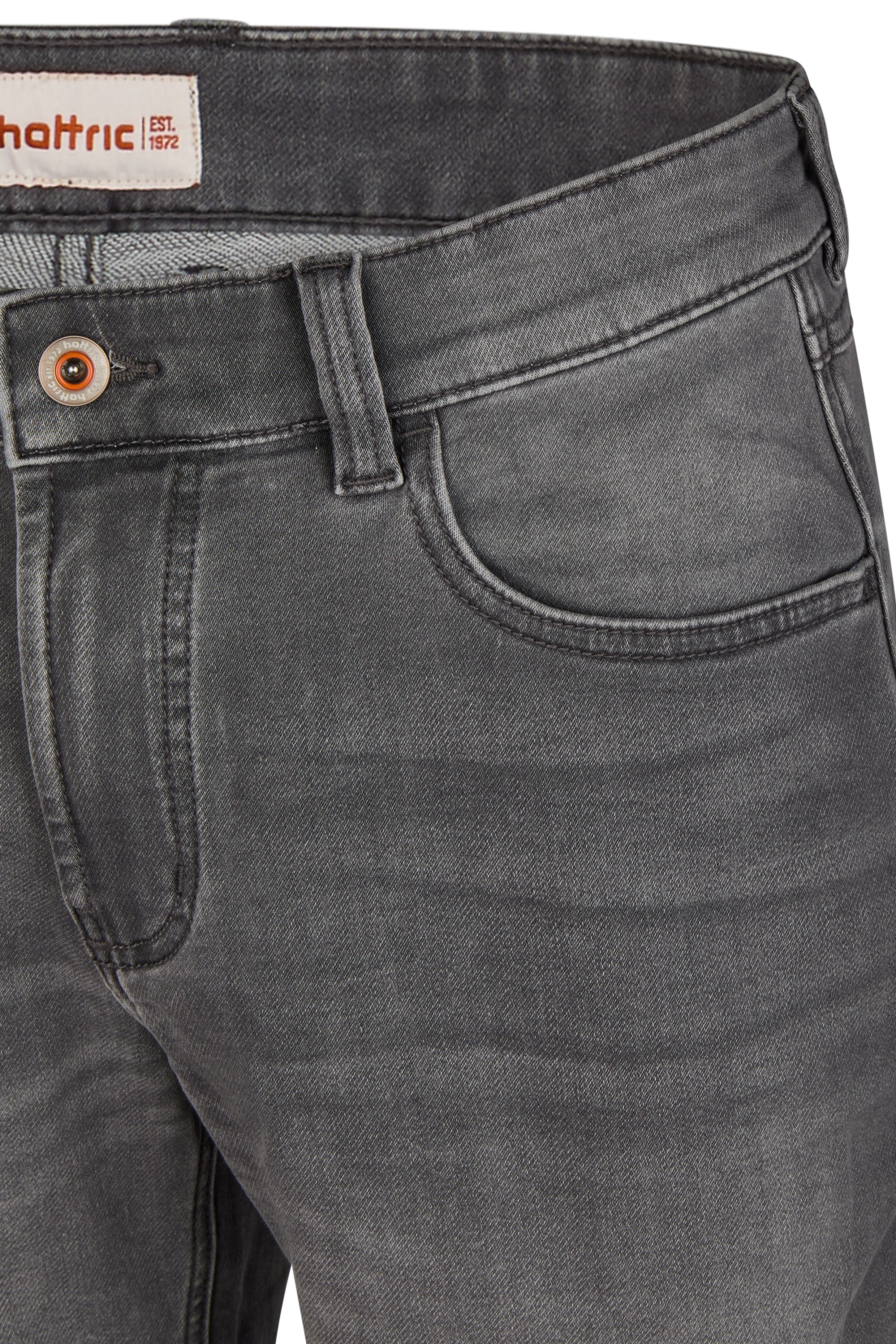 HATTRIC Bermuda - Steel Washed Grey - 698835 7308.06 von Hattric