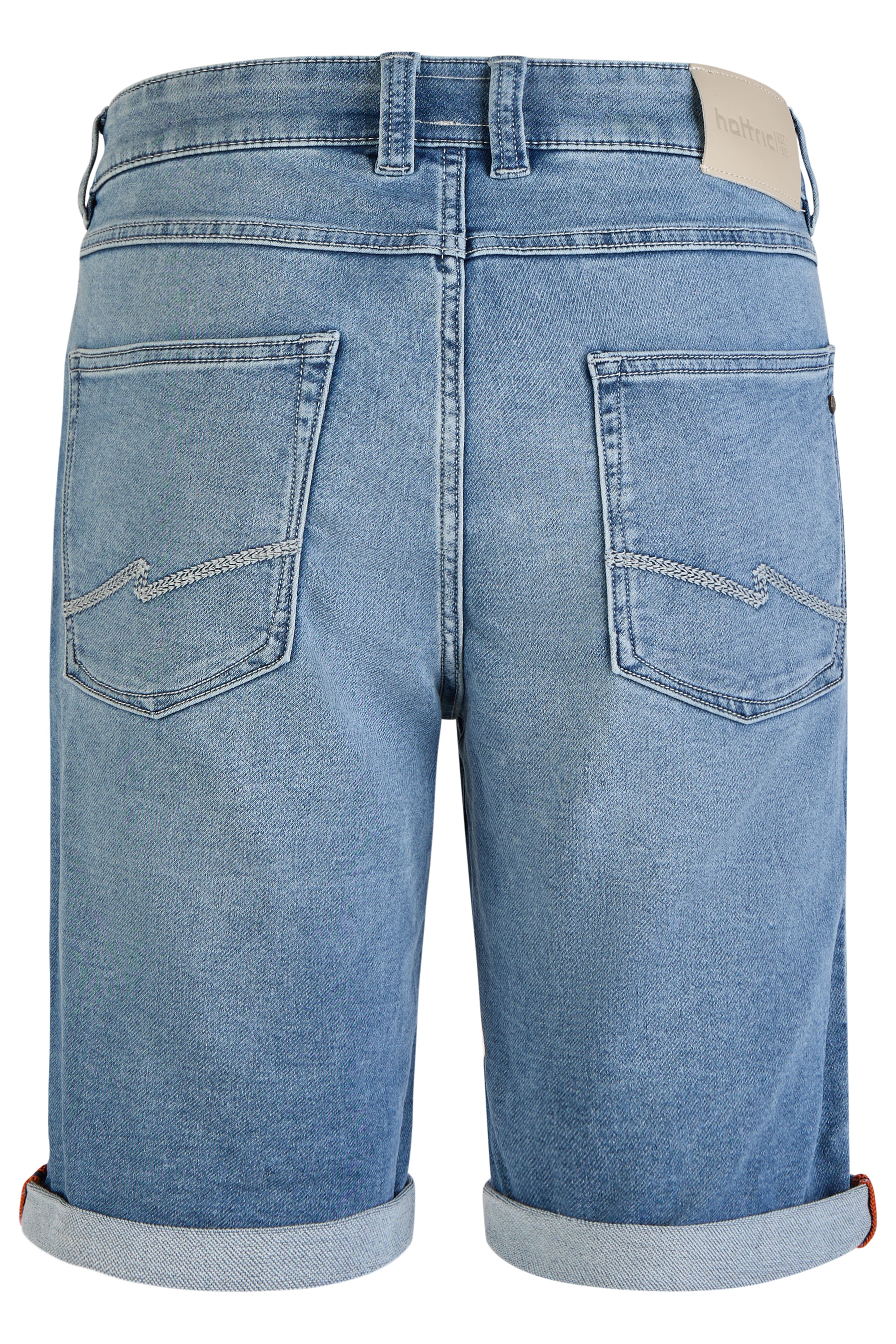 HATTRIC Bermuda bleached - Faded Indigo Blue - 698835 7308.41