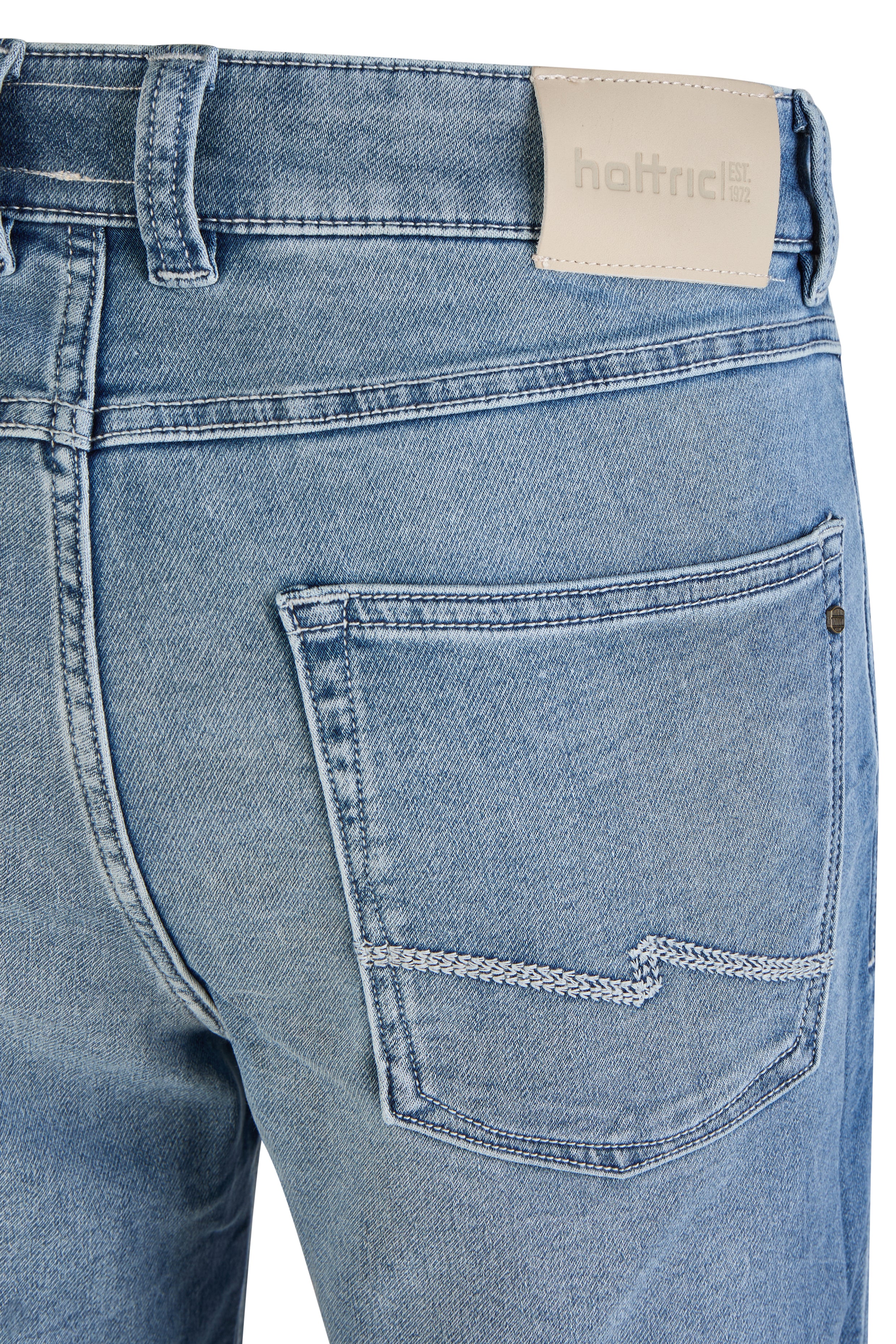 HATTRIC Bermuda bleached - Faded Indigo Blue - 698835 7308.41 von Hattric