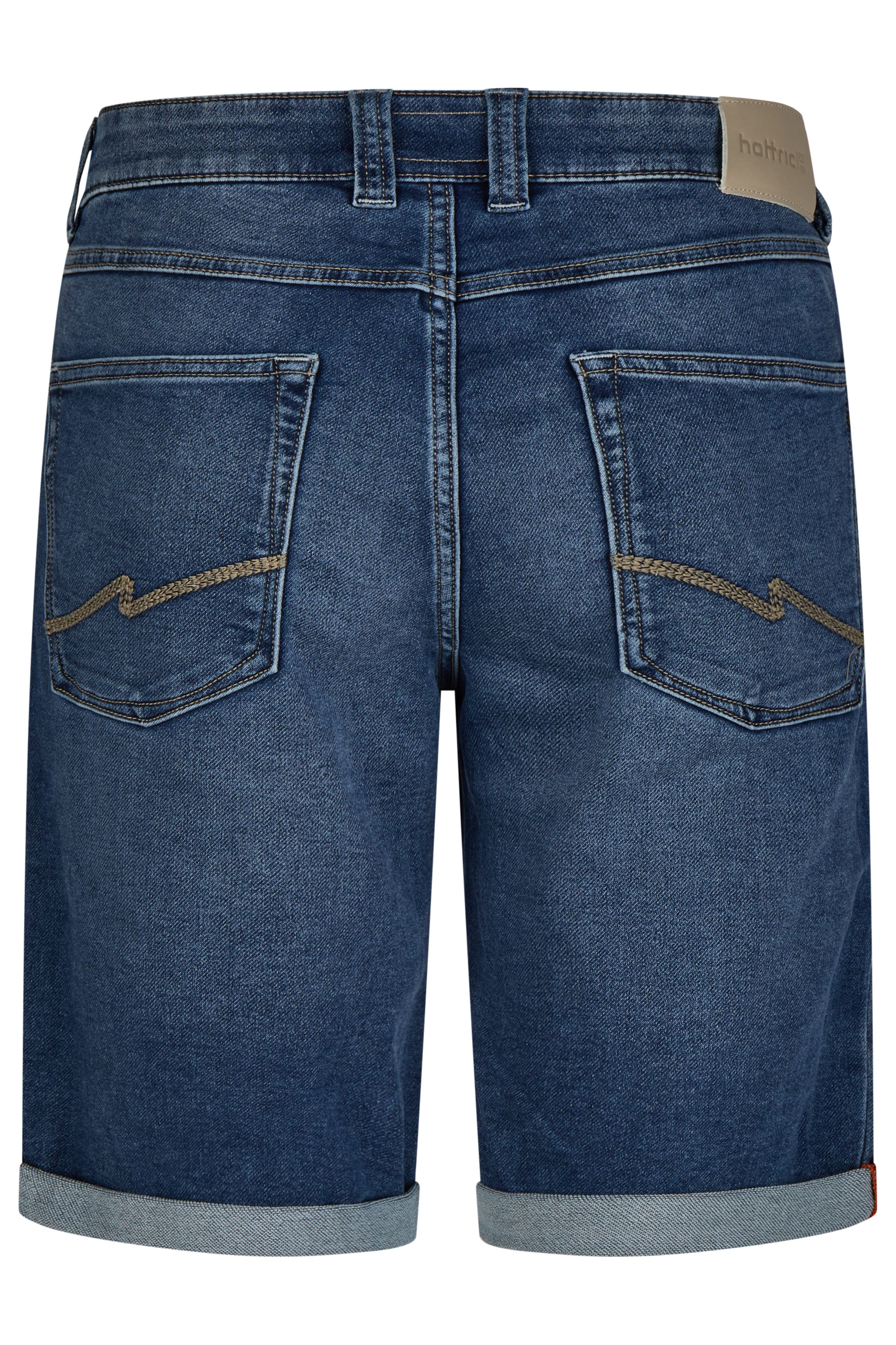 HATTRIC Bermuda - Midnight Chambray - 698835 7308.42