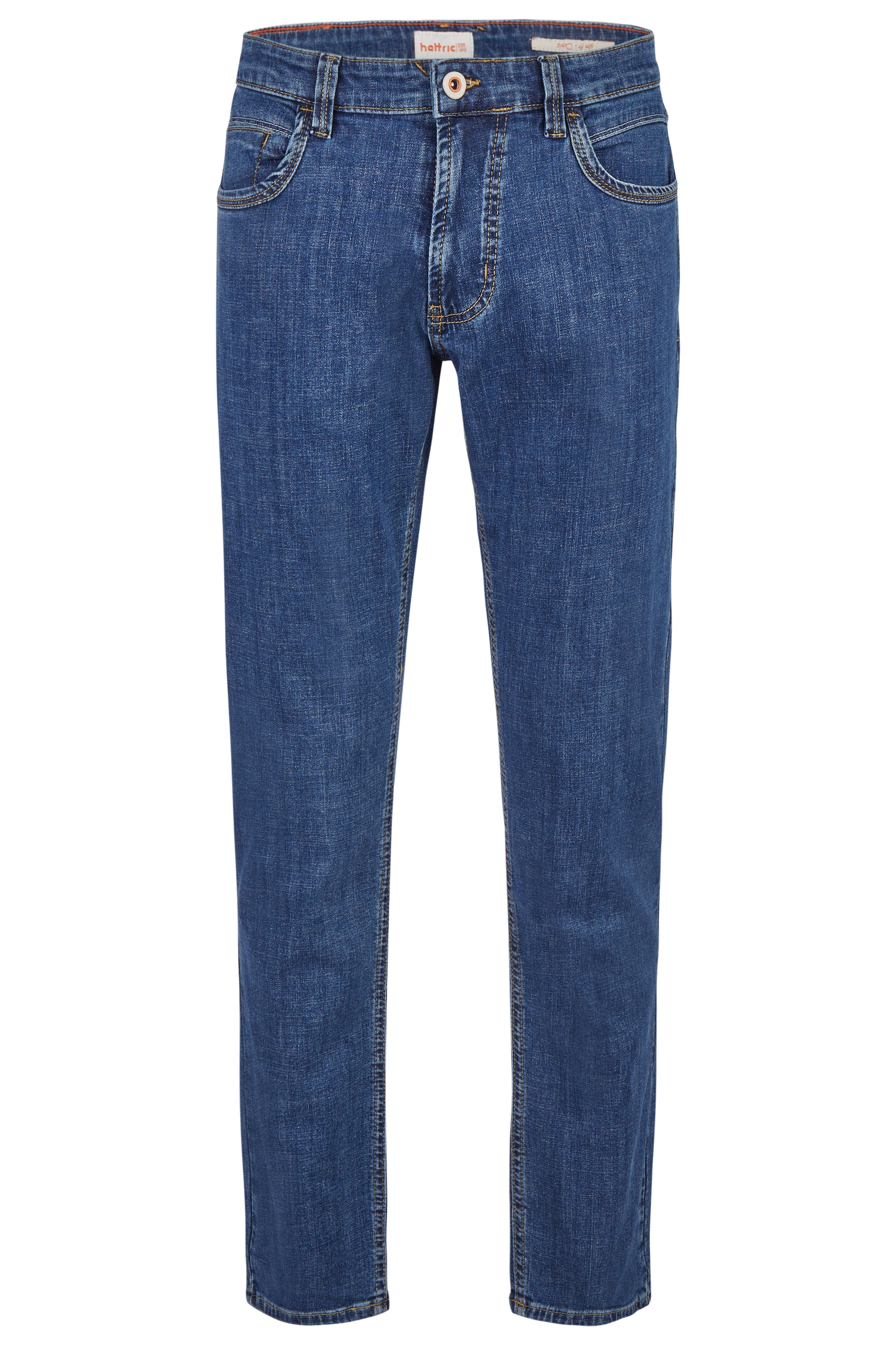 HATTRIC Harris Five Pocket - Coastal Denim Blue - 688495 9214.48