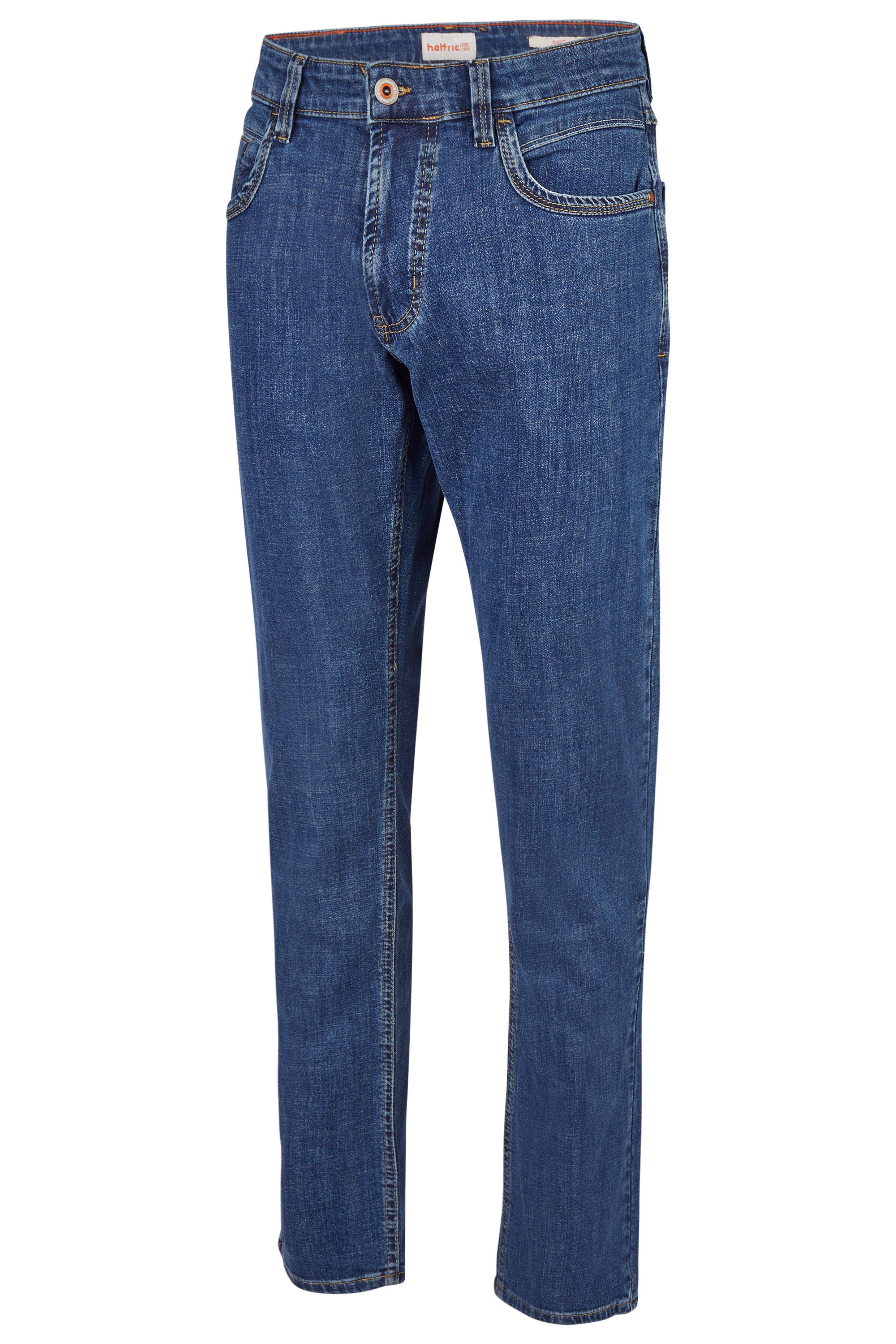 HATTRIC Harris Five Pocket - Coastal Denim Blue - 688495 9214.48