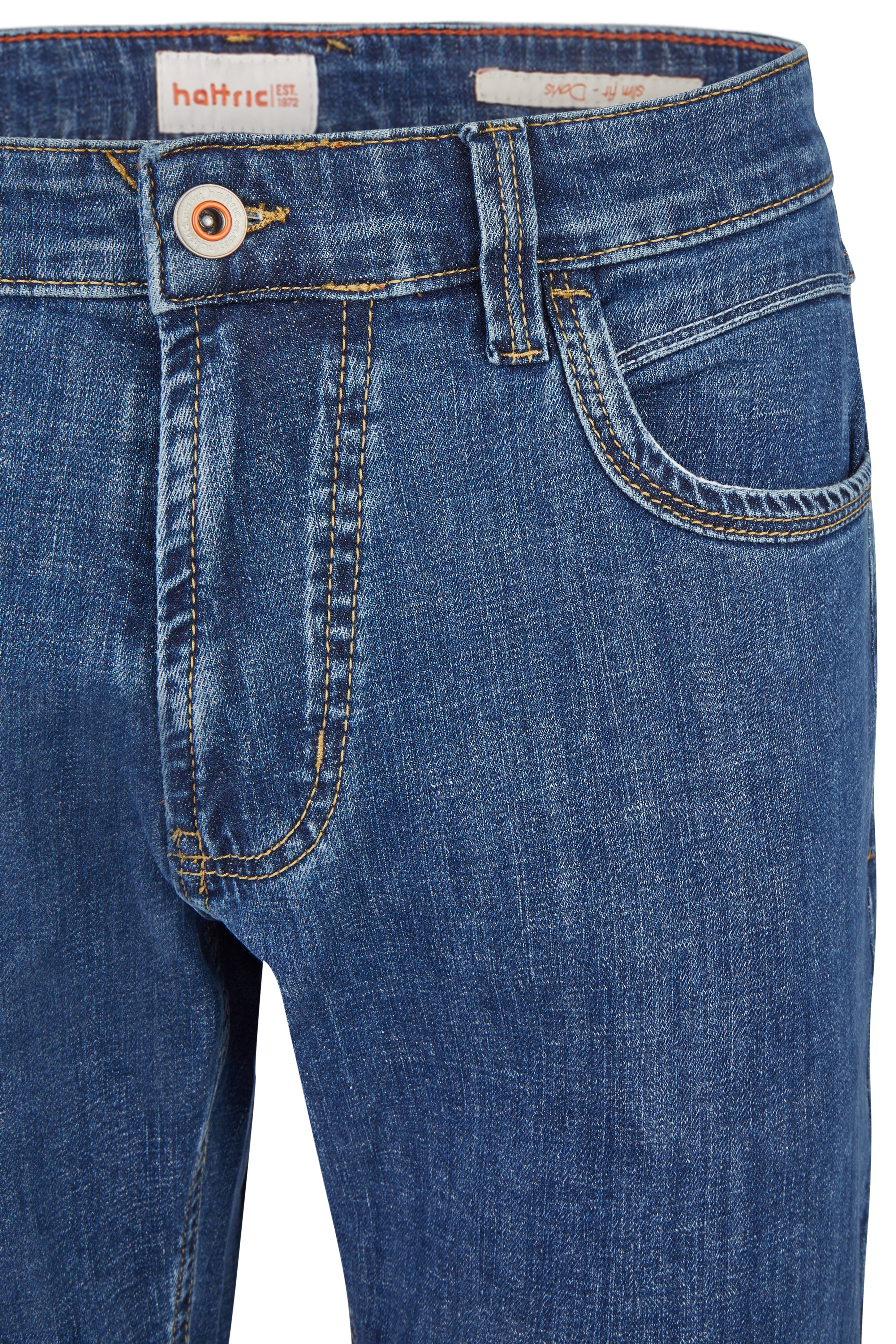 HATTRIC Harris Five Pocket - Coastal Denim Blue - 688495 9214.48 von Hattric