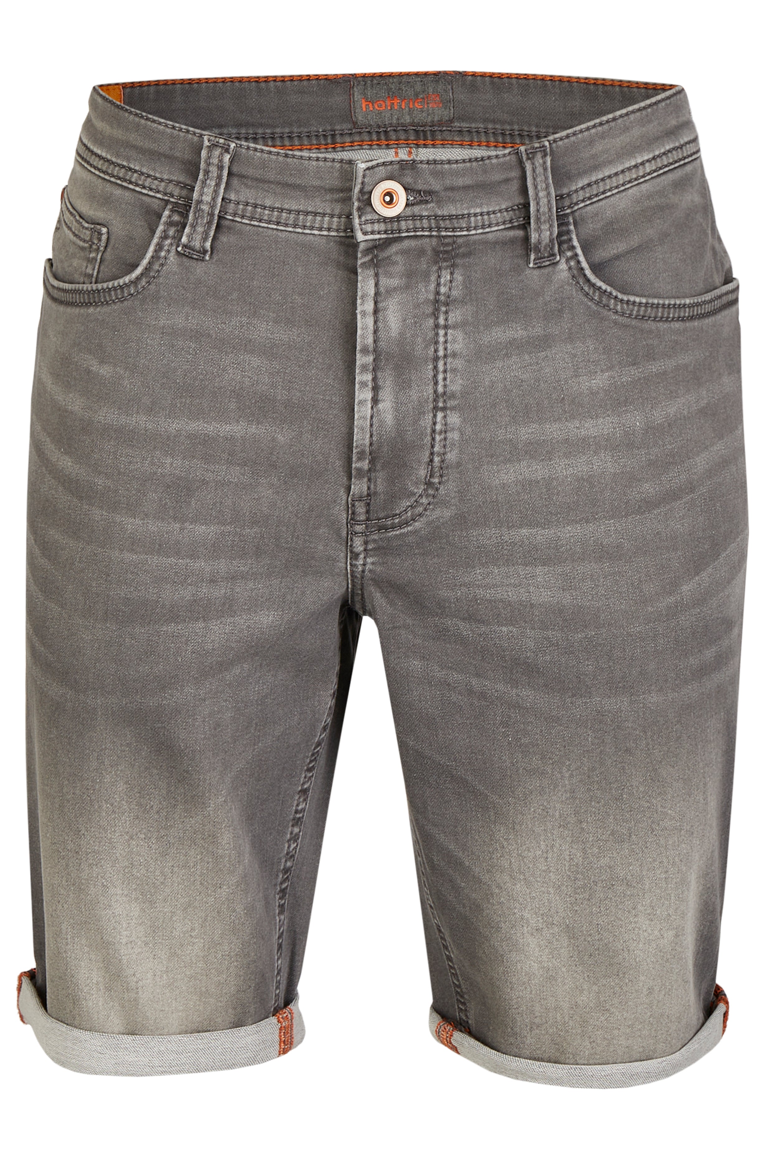 HATTRIC Bermuda - Dark Ash Denim - 698835 1223.07