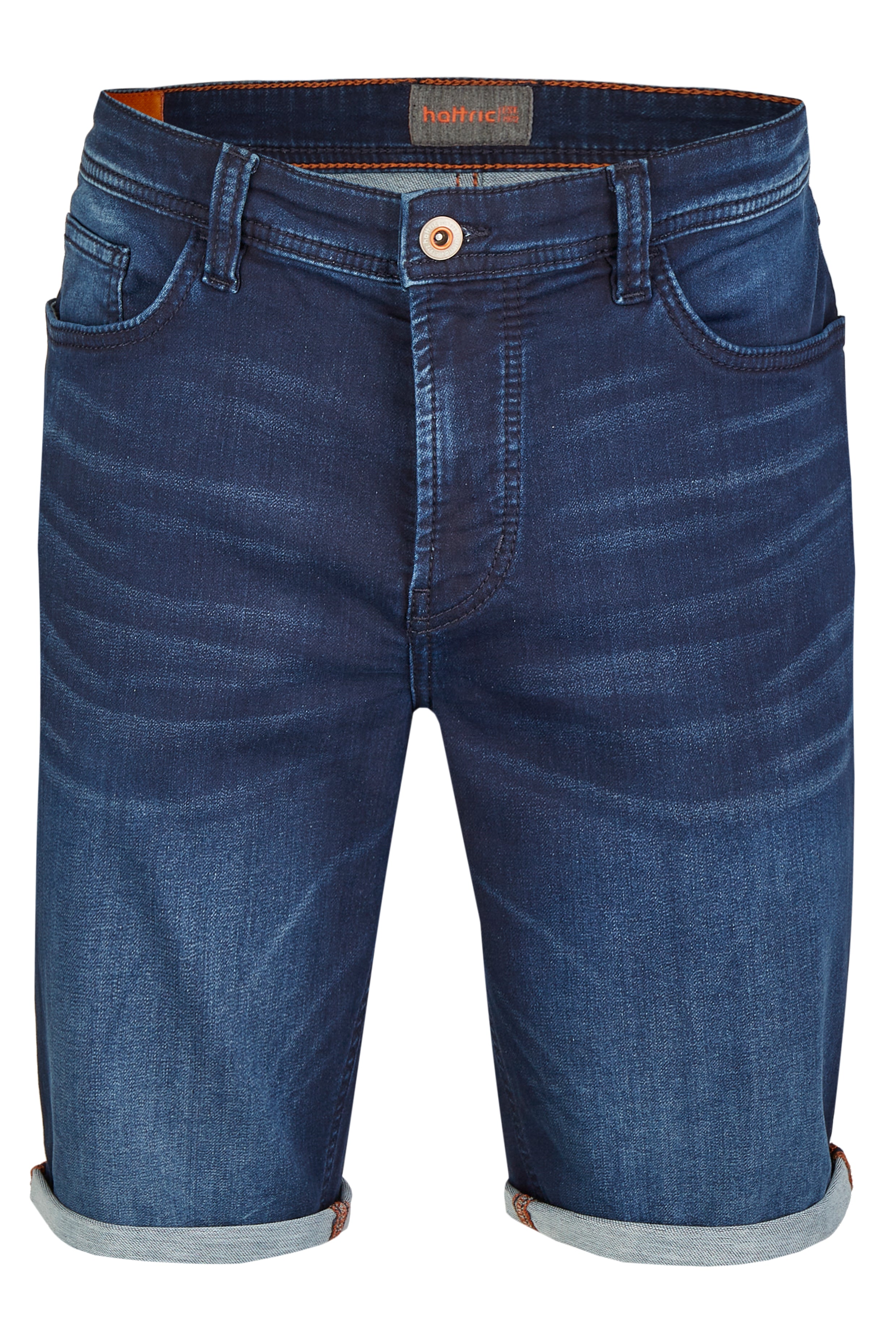 HATTRIC Bermuda Shorts - Midnight Indigo Wash - 698835 1223.48