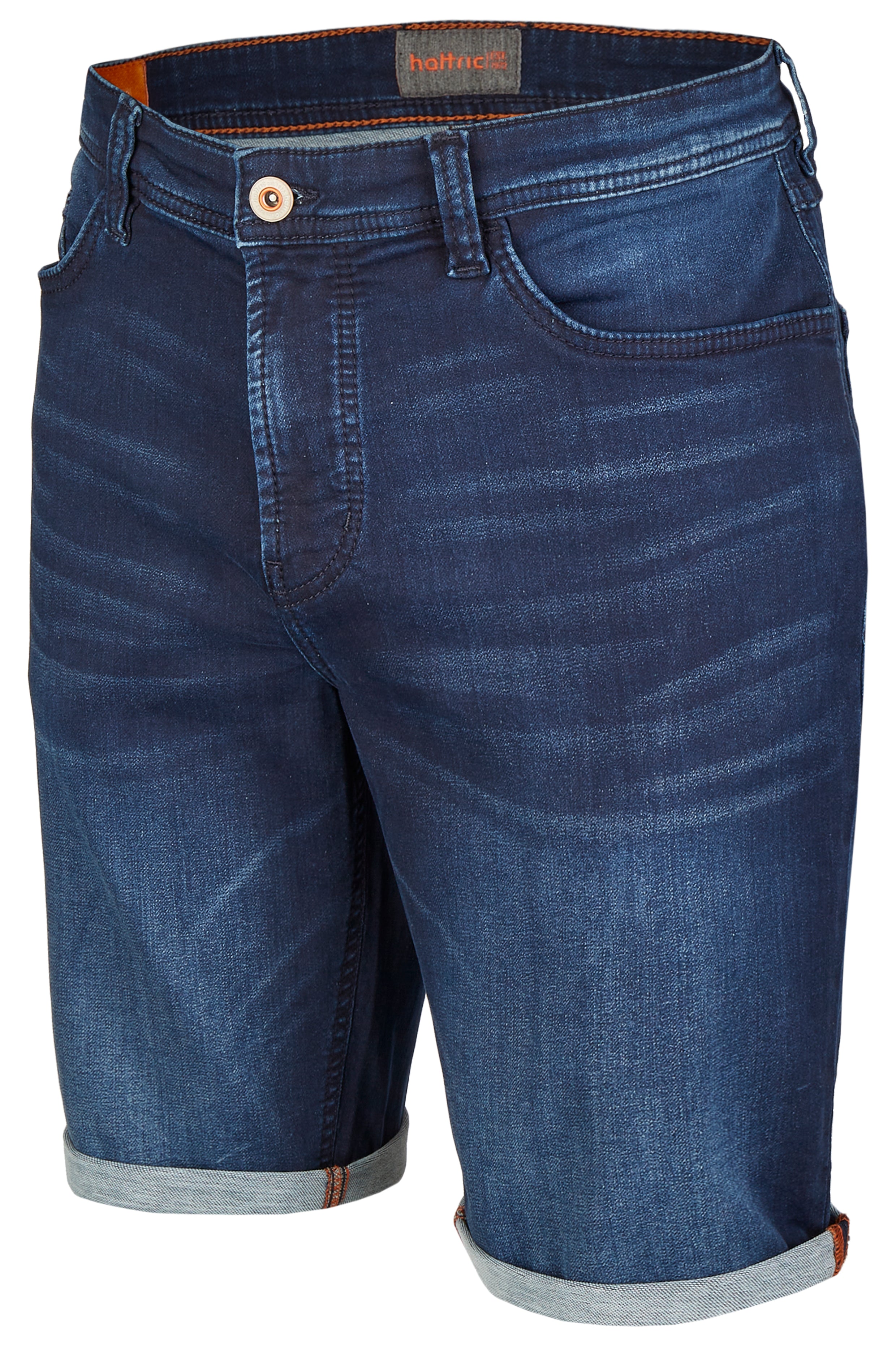 HATTRIC Bermuda Shorts - Midnight Indigo Wash - 698835 1223.48