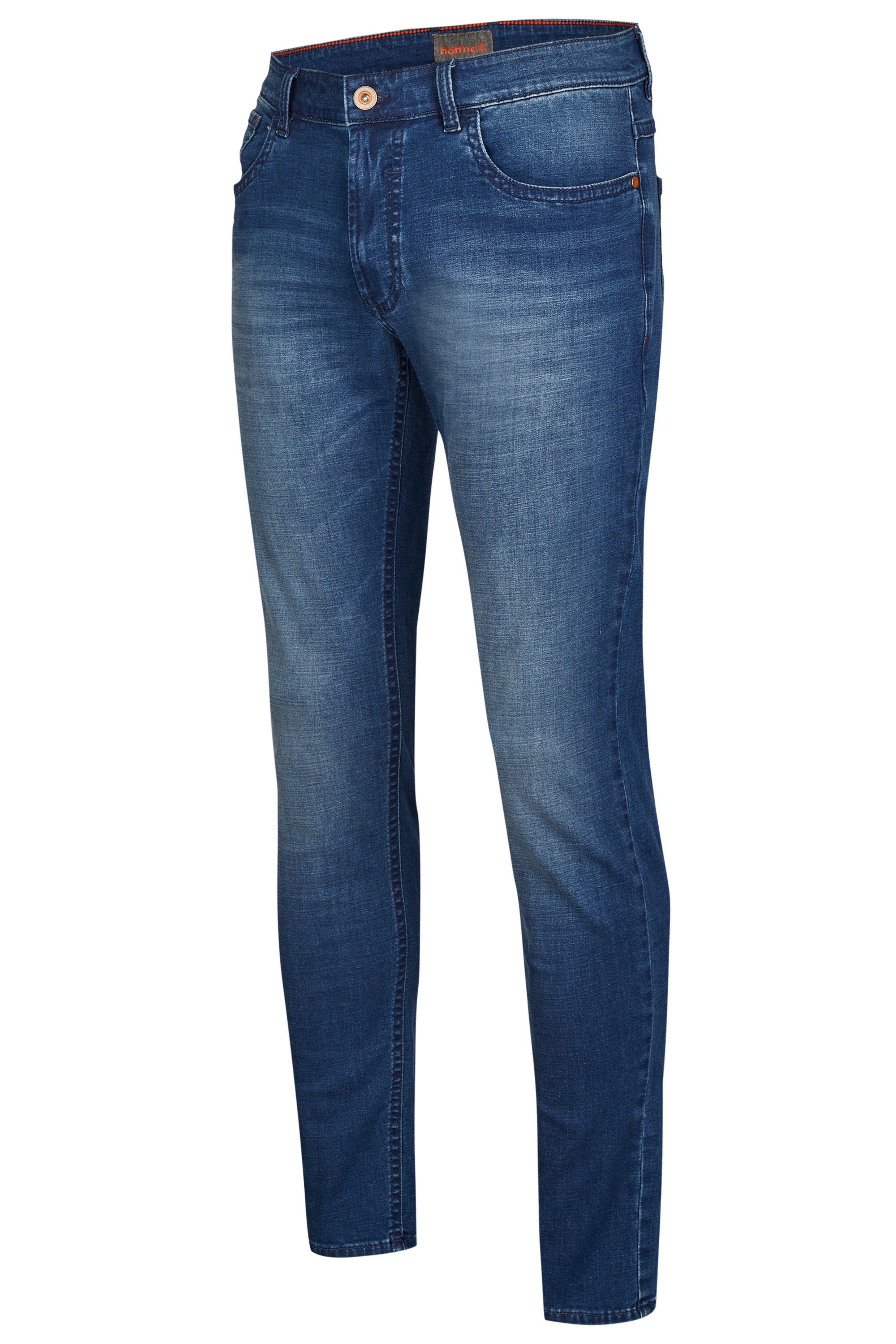 HATTRIC HARRIS Five Pocket - Ocean Wash Indigo - 688115 1282.42