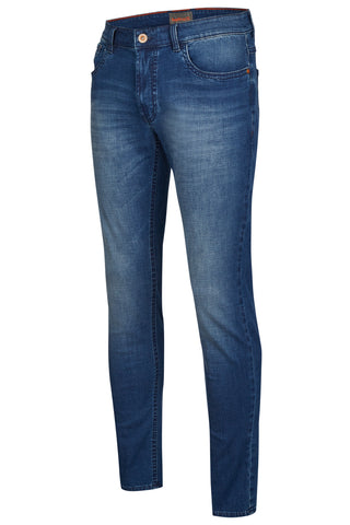 HATTRIC HARRIS Five Pocket - Ocean Wash Indigo - 688115 1282.42