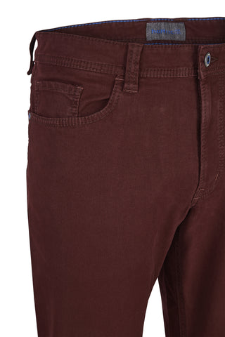 HATTRIC HUNTER Five Pocket - Deep Merlot Canvas - 688955 6334.57
