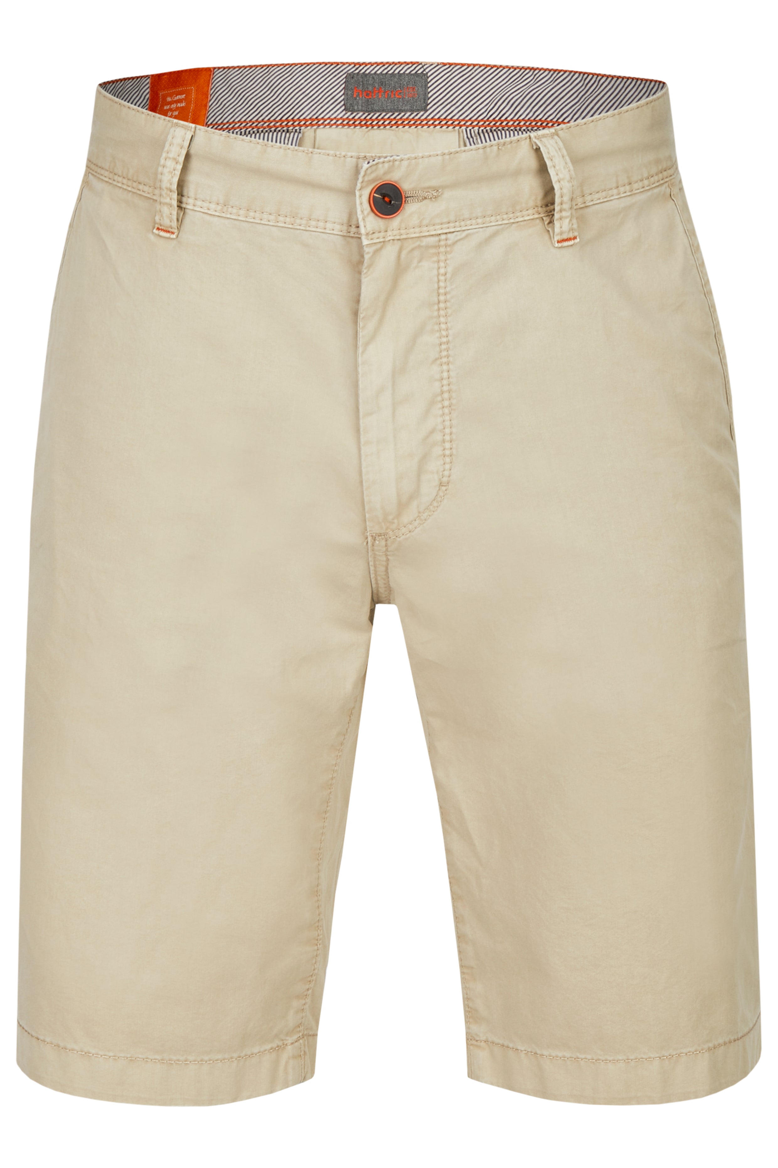 HATTRIC Bermuda Chino - Sandstone Beige Blend - 697530 5Q89.10