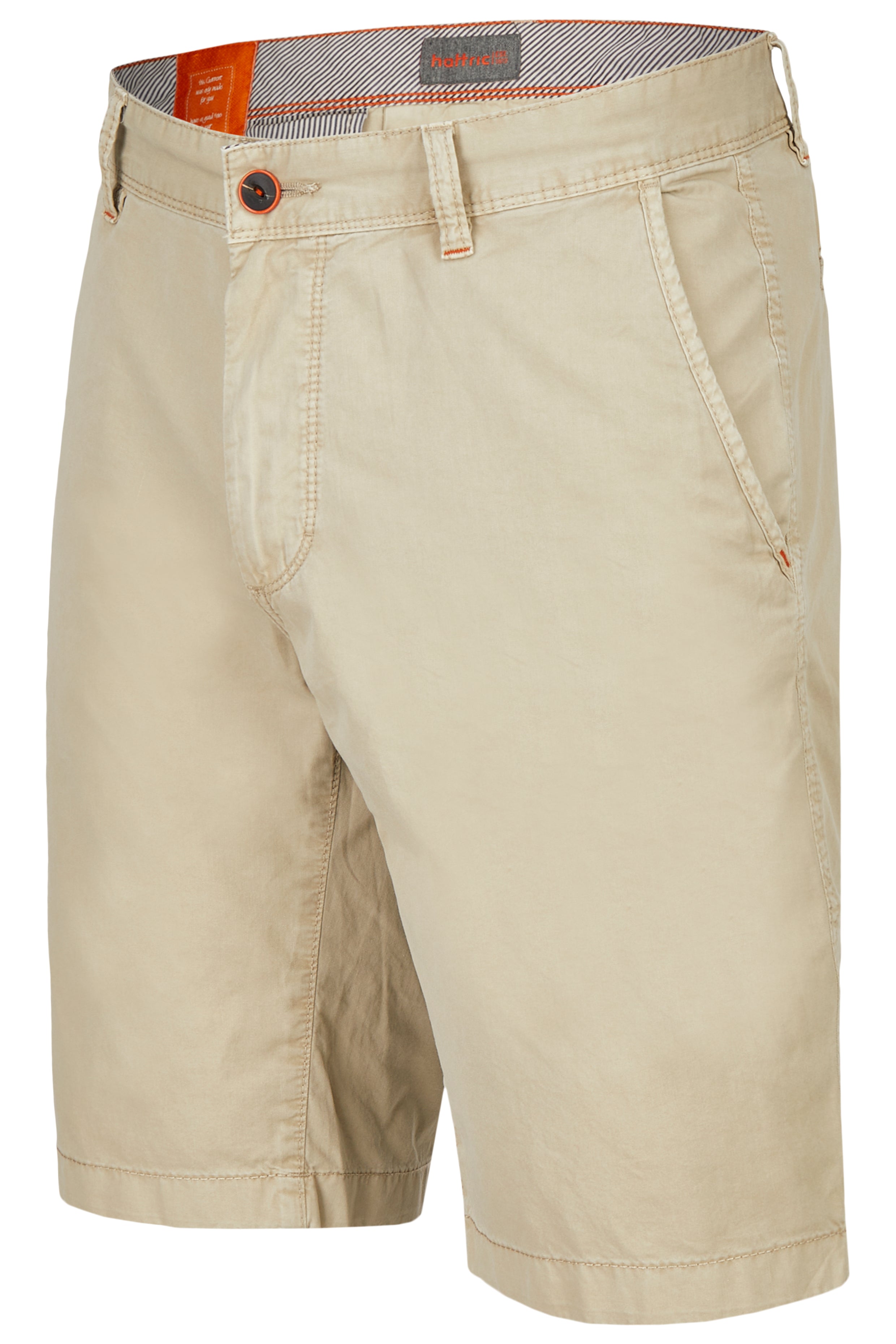 HATTRIC Bermuda Chino - Sandstone Beige Blend - 697530 5Q89.10