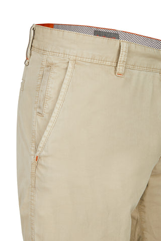 HATTRIC Bermuda Chino - Sandstone Beige Blend - 697530 5Q89.10