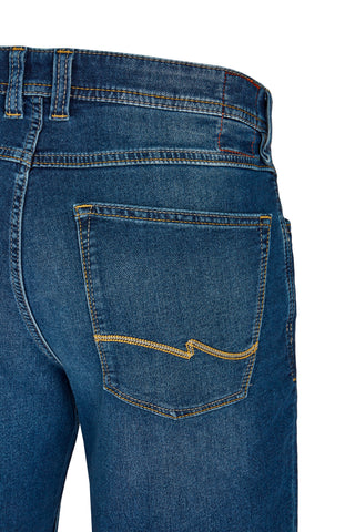 HATTRIC Bermuda denim midnight wash Bermuda Shorts - Midnight Indigo Wash - 698835 7712.45