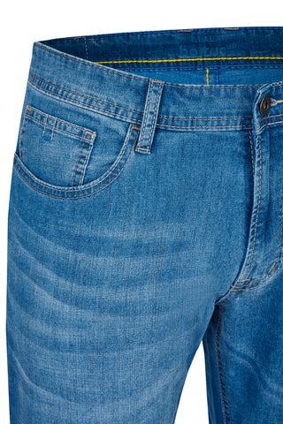 HATTRIC HUNTER - Washed Horizon Blue Denim - 688275 5647.46