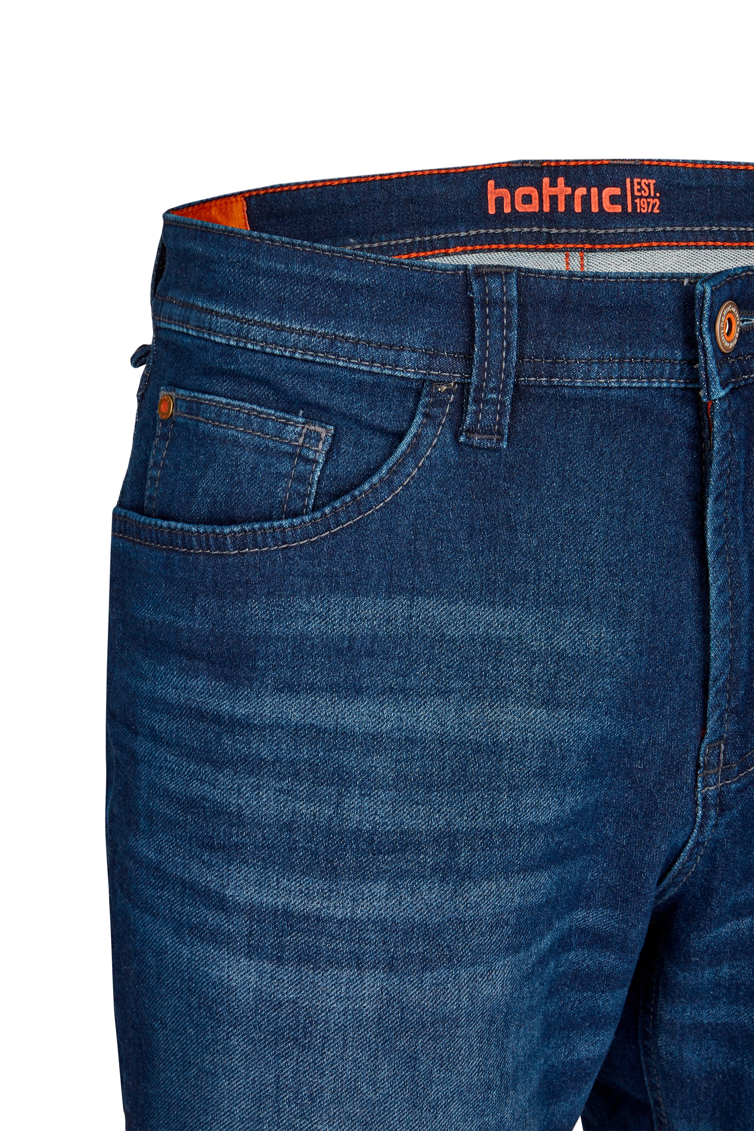 HATTRIC Bermuda Five Pocket - Deep Indigo Sand - 698835 5712.99 von Hattric