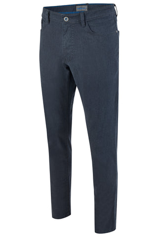 HATTRIC HUNTER Five Pocket - Midnight Indigo Chambray - 688085 6255.42