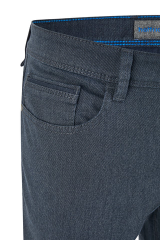 HATTRIC HUNTER Five Pocket - Midnight Indigo Chambray - 688085 6255.42