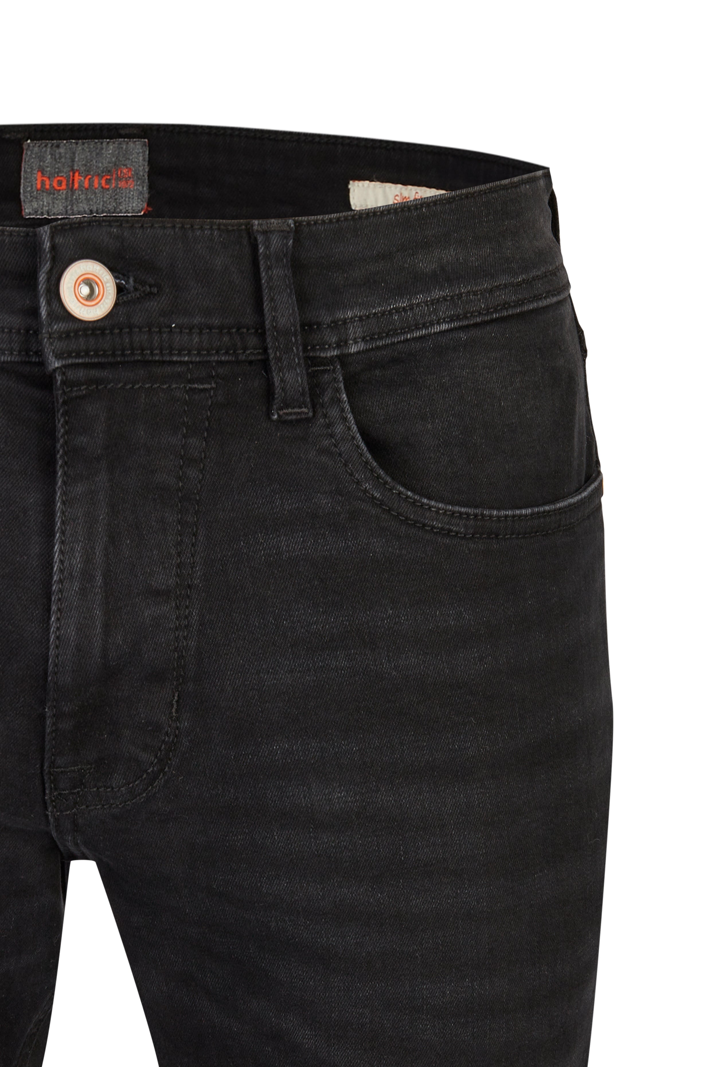 HATTRIC Harris Five Pocket - Midnight Coal Wash - 688315 8319.08 von Hattric