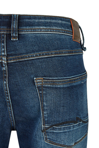 HATTRIC HARRIS Five Pocket - Midnight Indigo Worn - 688315 8319.48