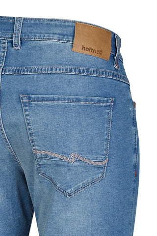 HATTRIC Harris Five Pocket - Light Denim Sky - 688115 1282.46