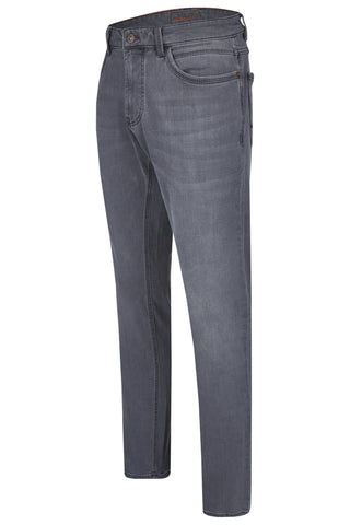 HATTRIC Harris Five Pocket - Silver Mist Denim - 688495 9690.06