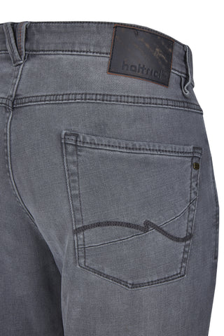 HATTRIC Harris Five Pocket - Silver Mist Denim - 688495 9690.06