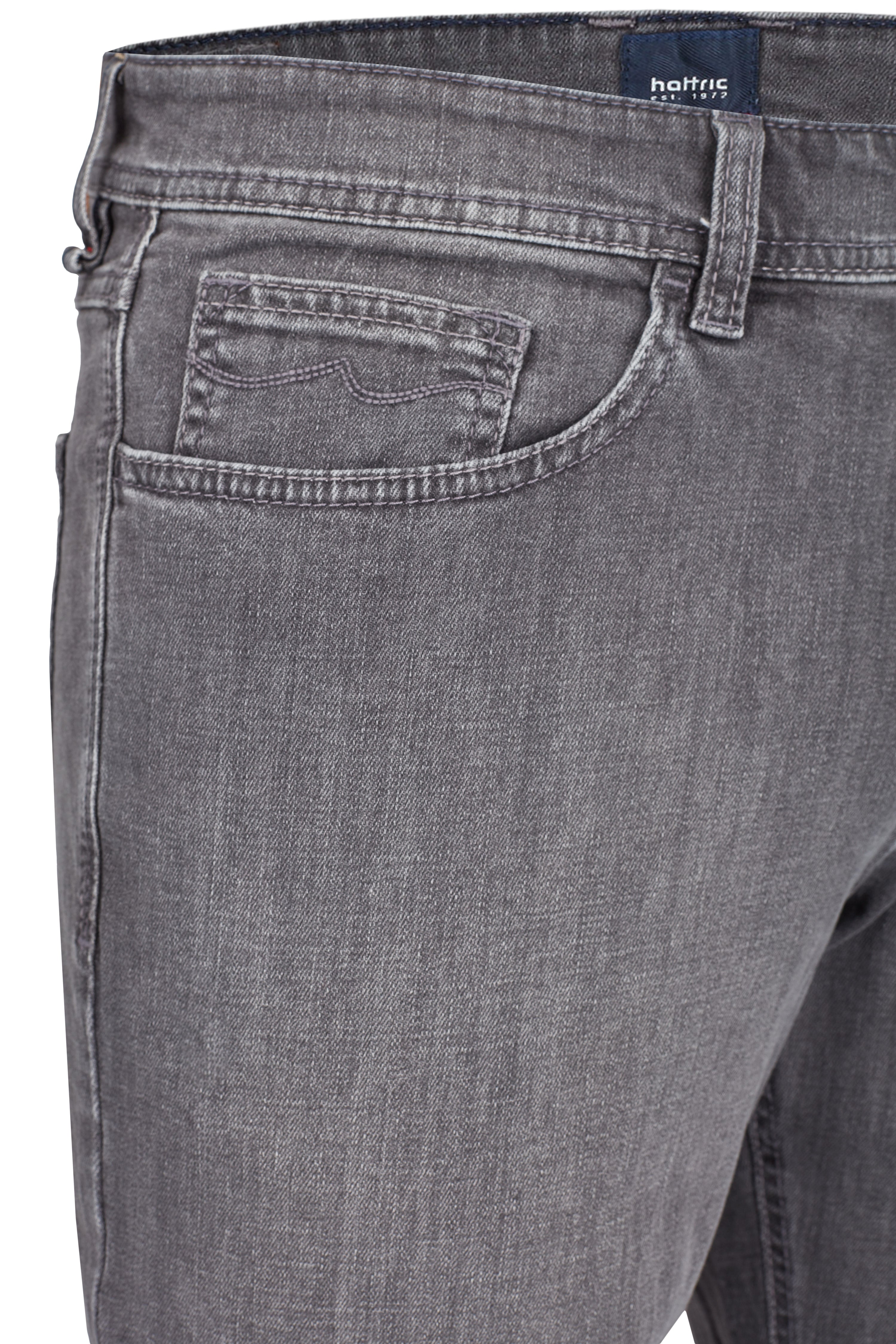 HATTRIC Hunter Five Pocket - Stonewash Concrete Grey - 688525 9214.07 von Hattric