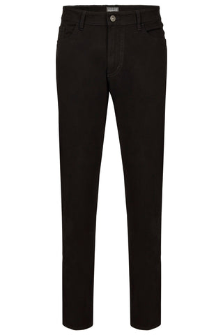 HATTRIC Hunter Five Pocket - Night Espresso Black - 688965 9340.09