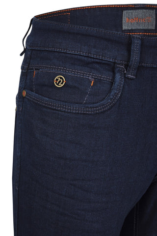 HATTRIC Harris Five Pocket - Midnight Ocean Raw - 688495 9690.44