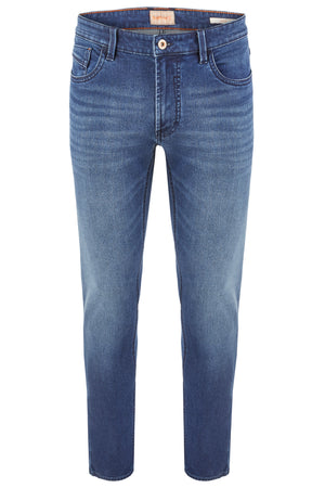 HATTRIC Davis Five Pocket - Blue Denim Haze - 688585 9348.45