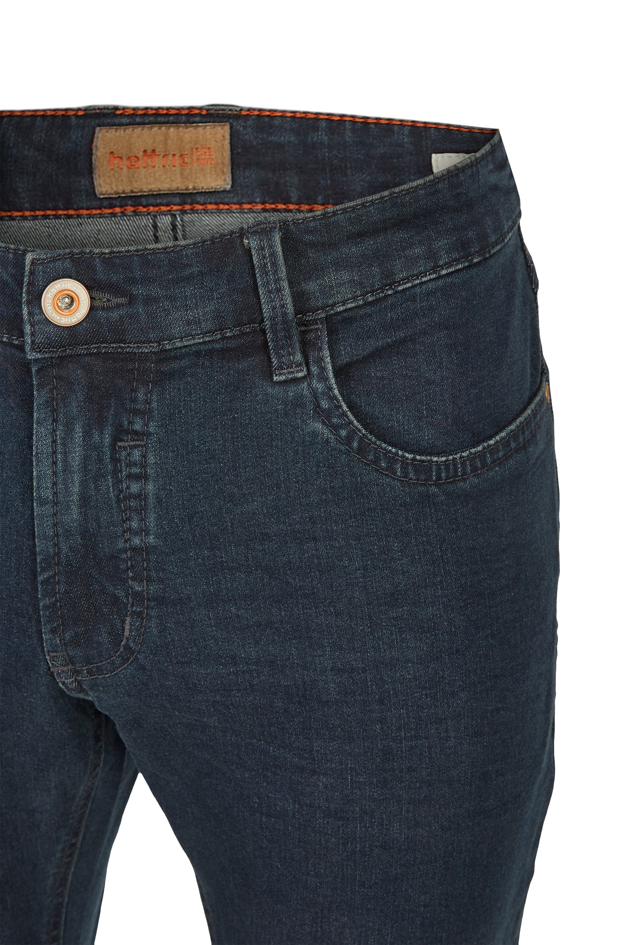 HATTRIC DAVIS Five Pocket - Midnight Indigo Blue - 688585 9348.86 von Hattric