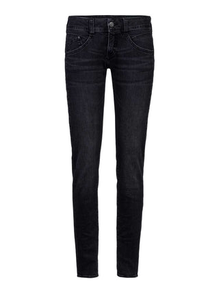 Magnifique jean slim Gila noir effet cachemire inox 5606-DB020-095
