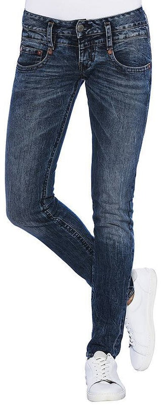 HERRLICHER PITCH Slim Denim Stretch fringe - Midnight Indigo Wash - 5303-D9661-765