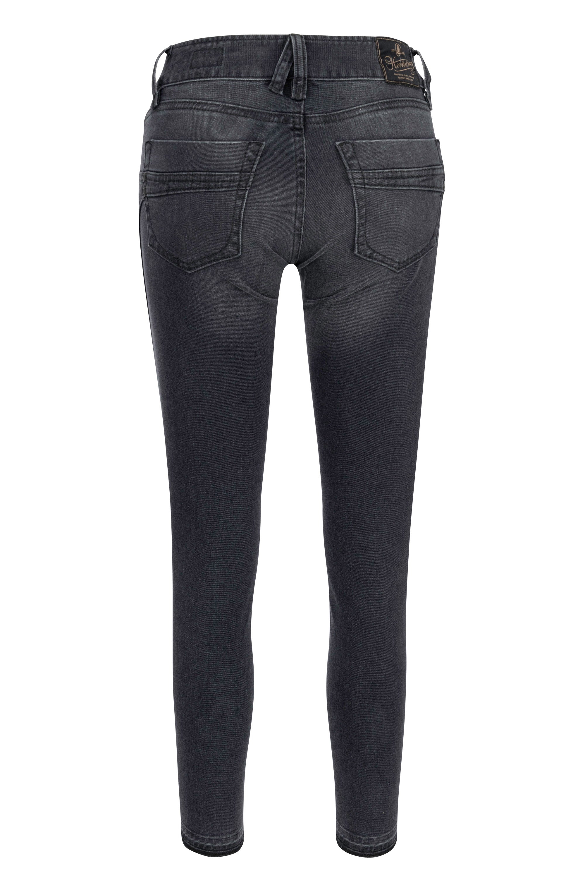 HERRLICHER TOUCH Cropped Denim Jeans - Thundersteel Grey - 5320-OD020-903