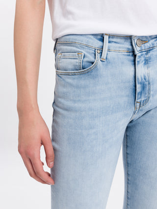 CROSS JEANS AMBER Capri Jeans - Sea Mist Ice - A548-017