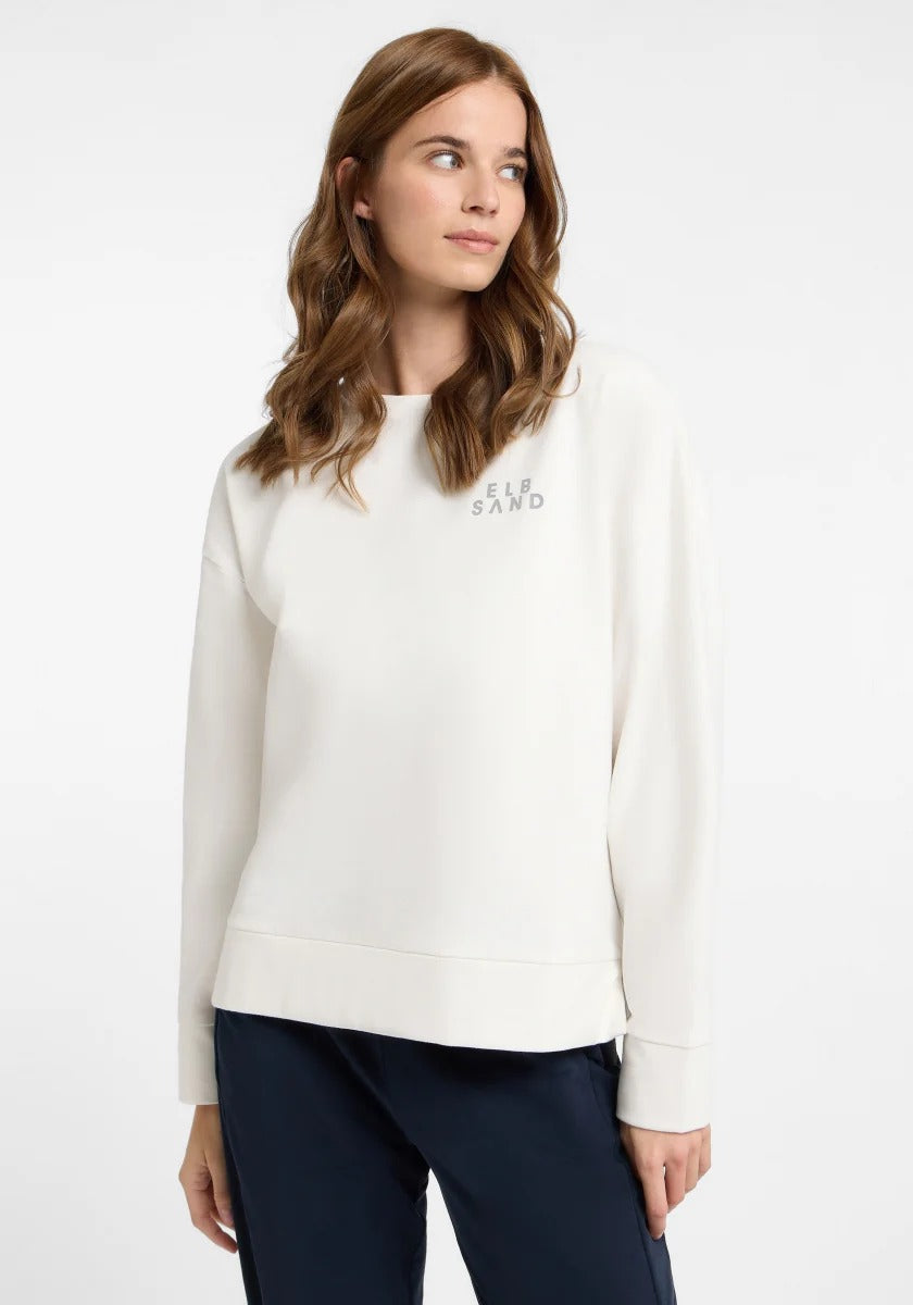 ELBSAND TILLA Sweatshirt Longsleeve cloud white 70886.1660
