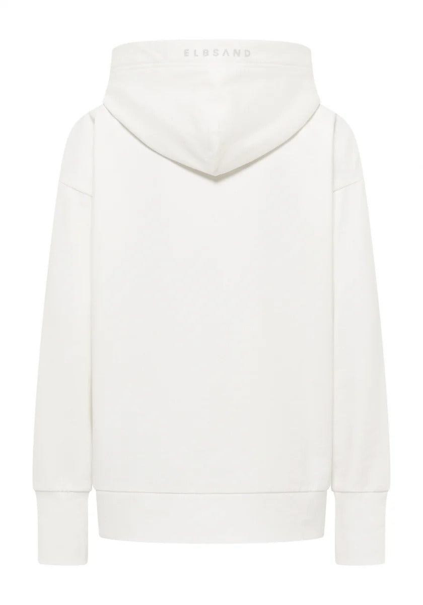 ELBSAND LEAH Kapuzenpullover cloud white 70891.1660 - HOODIE von ELBSAND