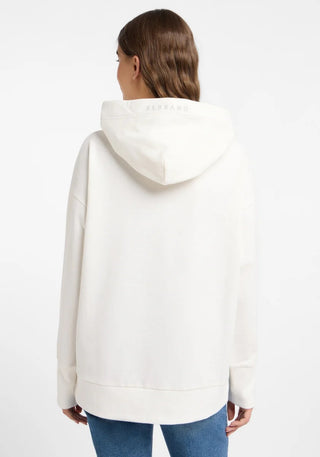 ELBSAND LEAH Kapuzenpullover cloud white 70891.1660 - HOODIE