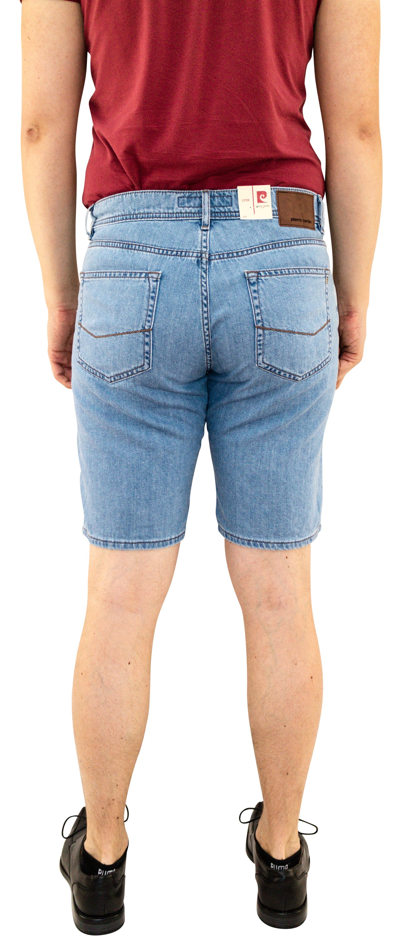 PIERRE CARDIN LYON SHORTS - Seafoam Chambray - 34221 7611.27 von Pierre Cardin