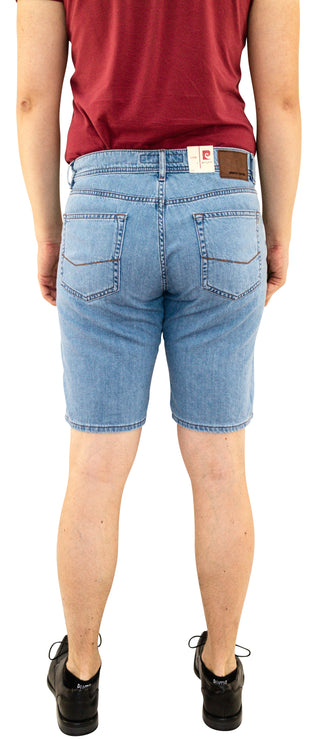 PIERRE CARDIN LYON SHORTS - Seafoam Chambray - 34221 7611.27