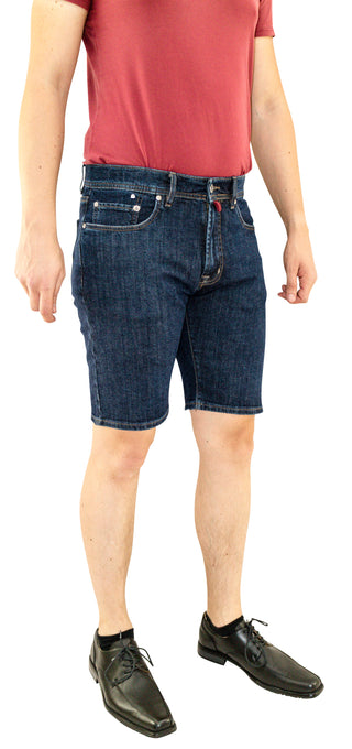 PIERRE CARDIN LYON Shorts - Deep Indigo Wash - 34221 7611.07