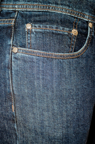 PIERRE CARDIN LYON Shorts - Deep Indigo Wash - 34221 7611.07