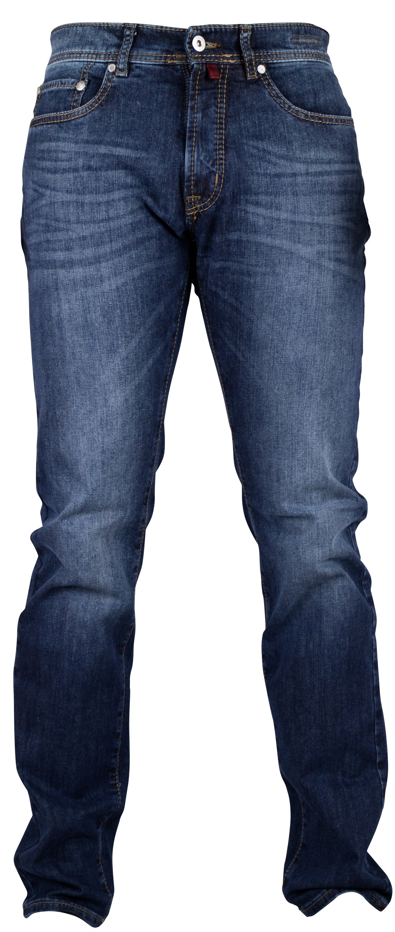 PIERRE CARDIN LYON Five Pocket - Indigo Weathered Wash - 3091 7144.09