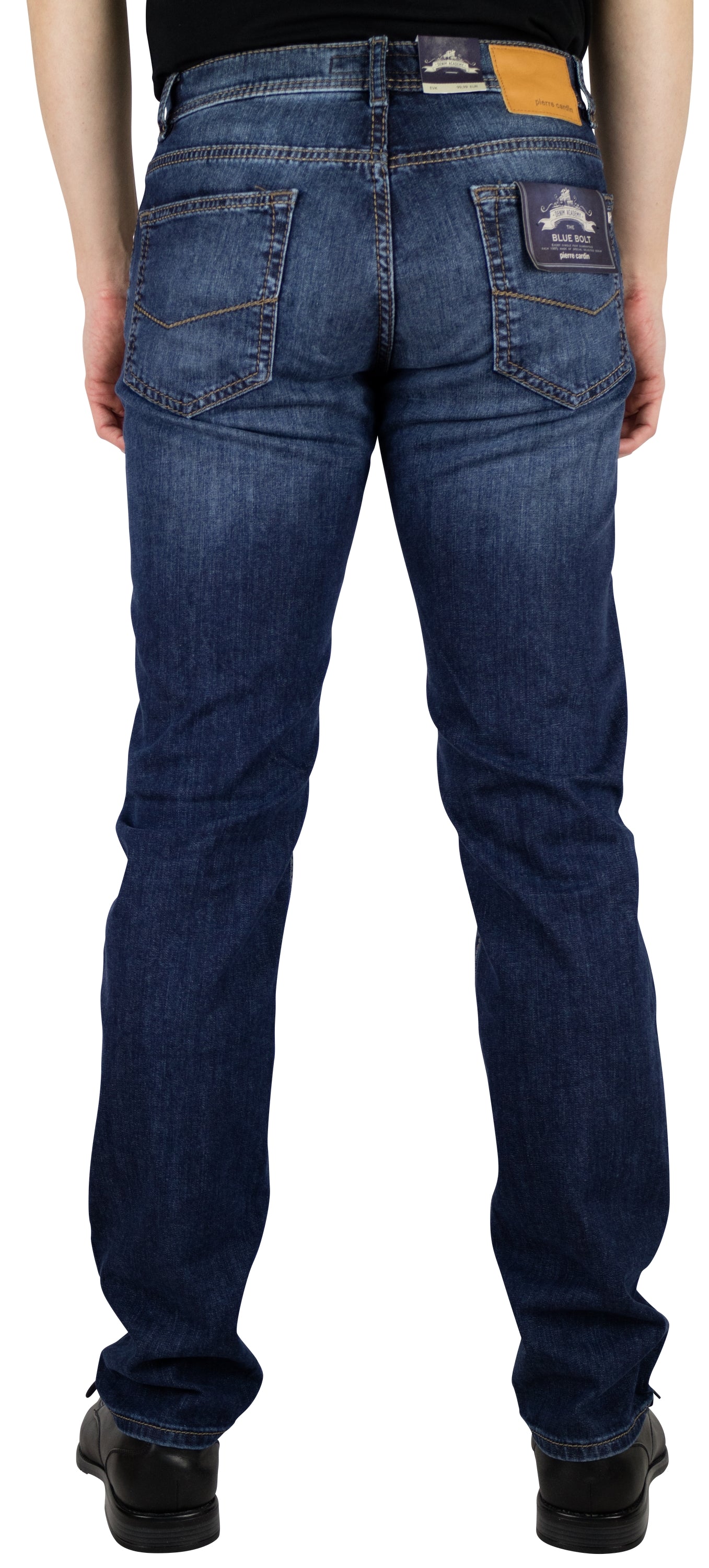 PIERRE CARDIN LYON Five Pocket - Indigo Weathered Wash - 3091 7144.09 von Pierre Cardin
