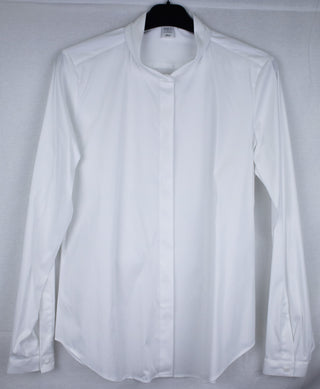 ETERNA 1863 Slim Fit Langarm Bluse - Pure Ivory White - 5212-00-DY33