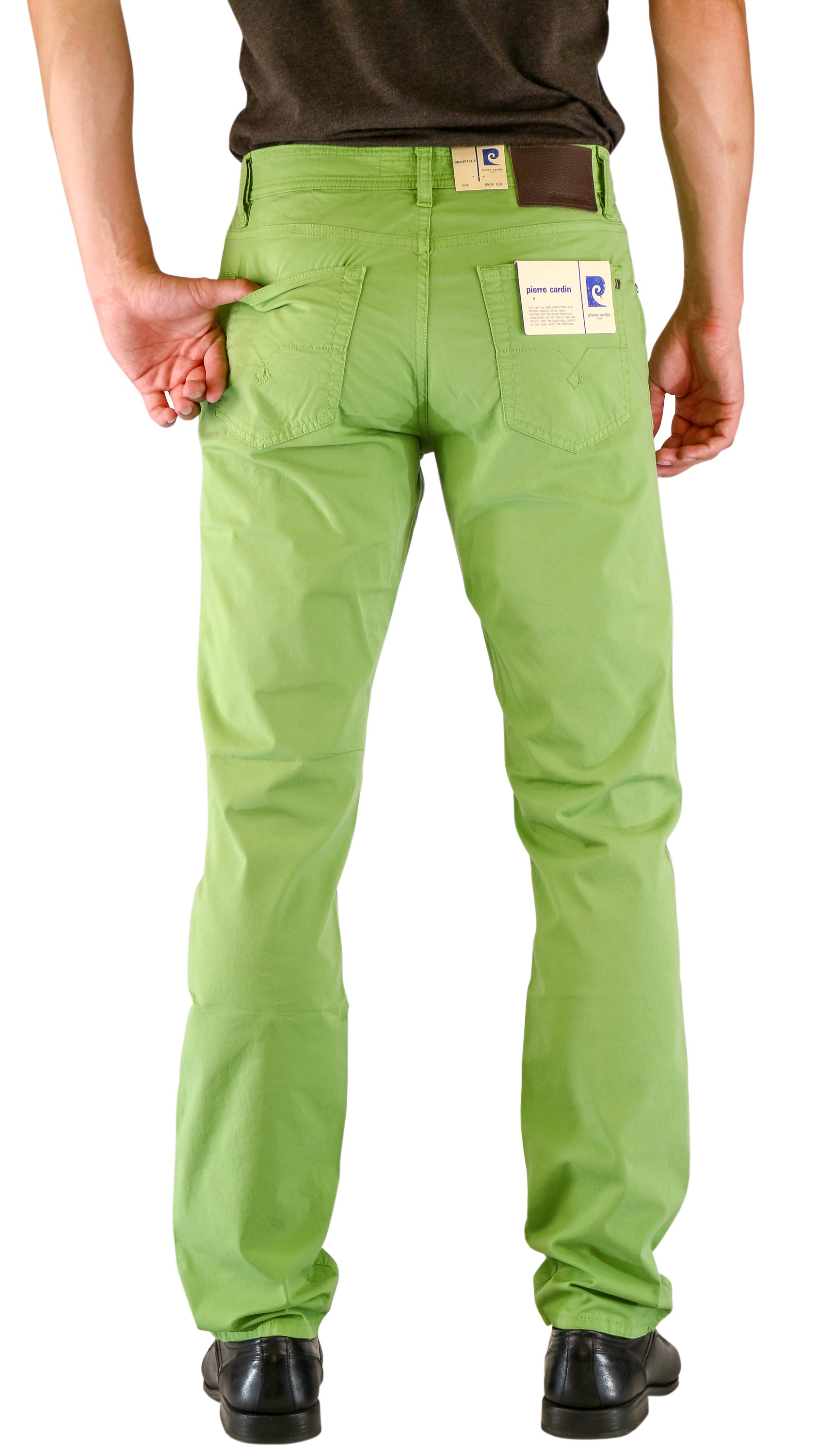 PIERRE CARDIN Deauville Five Pocket - Lime Atlas Green - 3196 2021.75 von Pierre Cardin