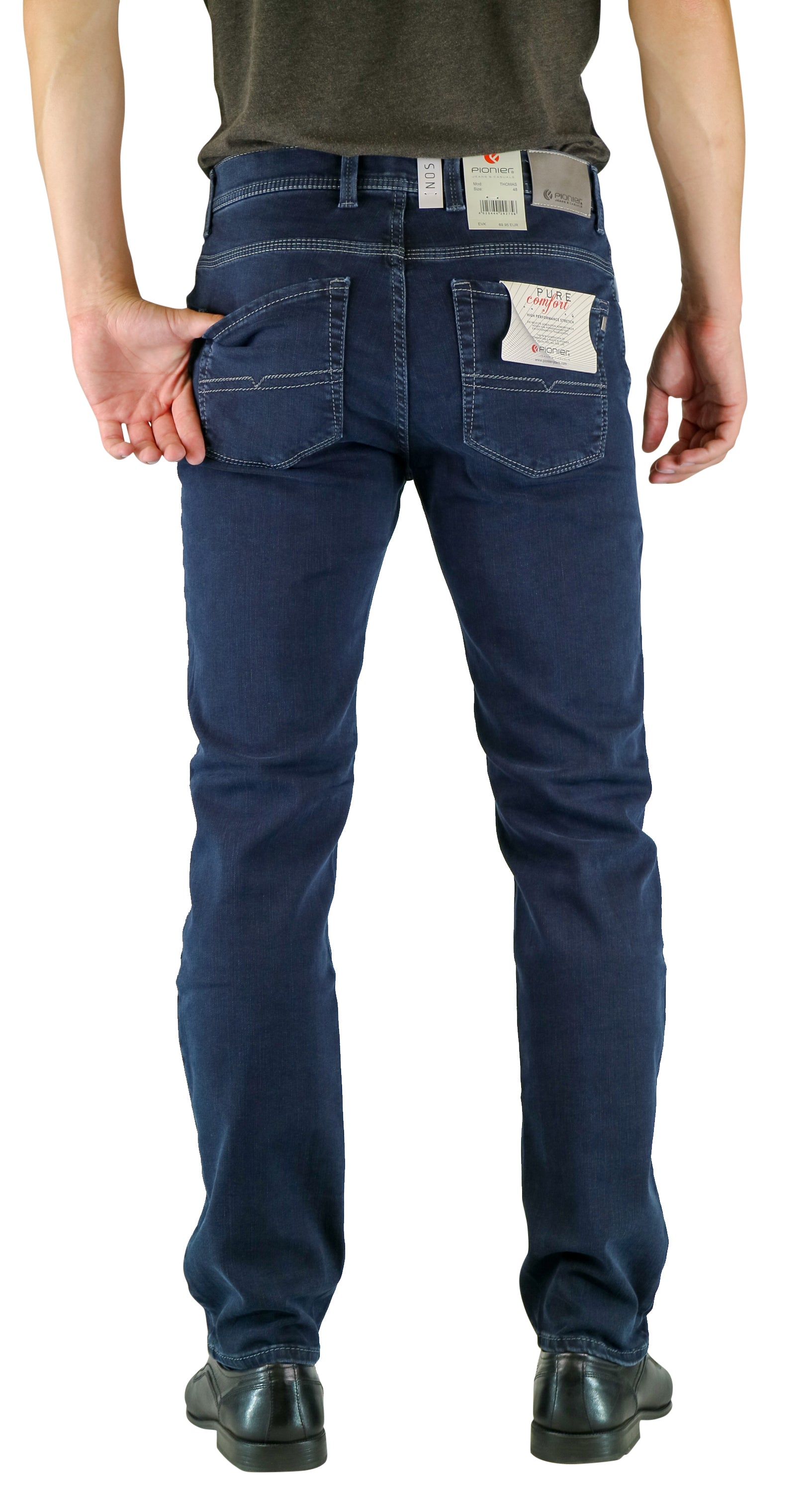 PIONIER THOMAS Five-Pocket Jeans - Indigo Skyline - 2079 6186.61 von Pionier Jeans &amp; Casual