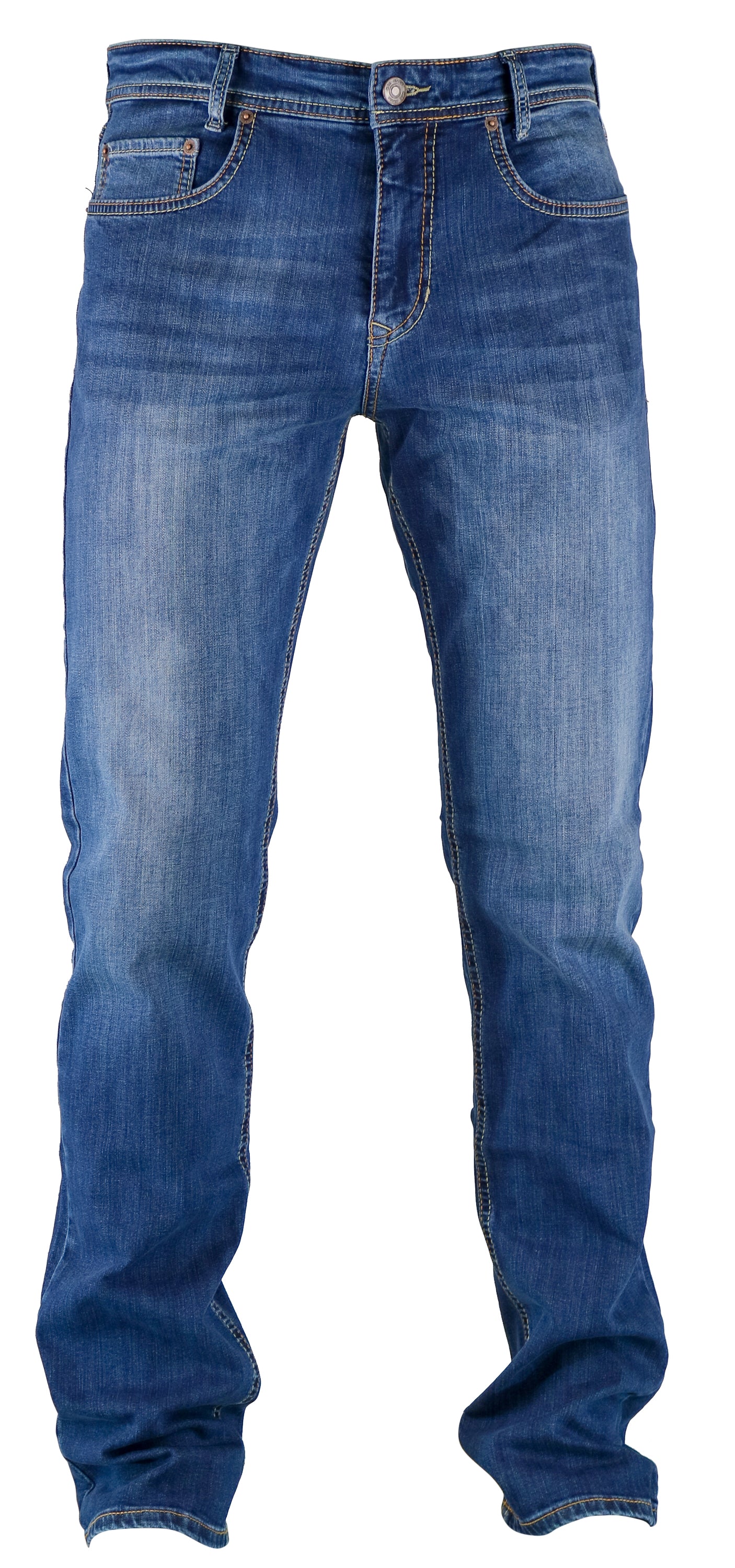 MAC ARNE Five Pocket - Indigo Stonewash Blue - 0501-00-1796-H635