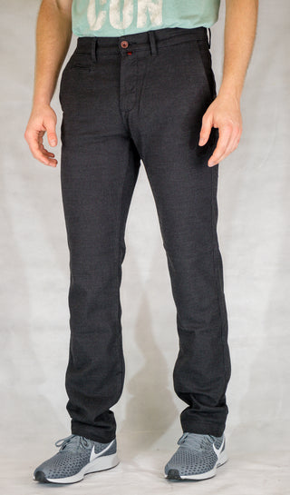PIERRE CARDIN LYON Chino - Midnight Grid Black - 33747 4738.85