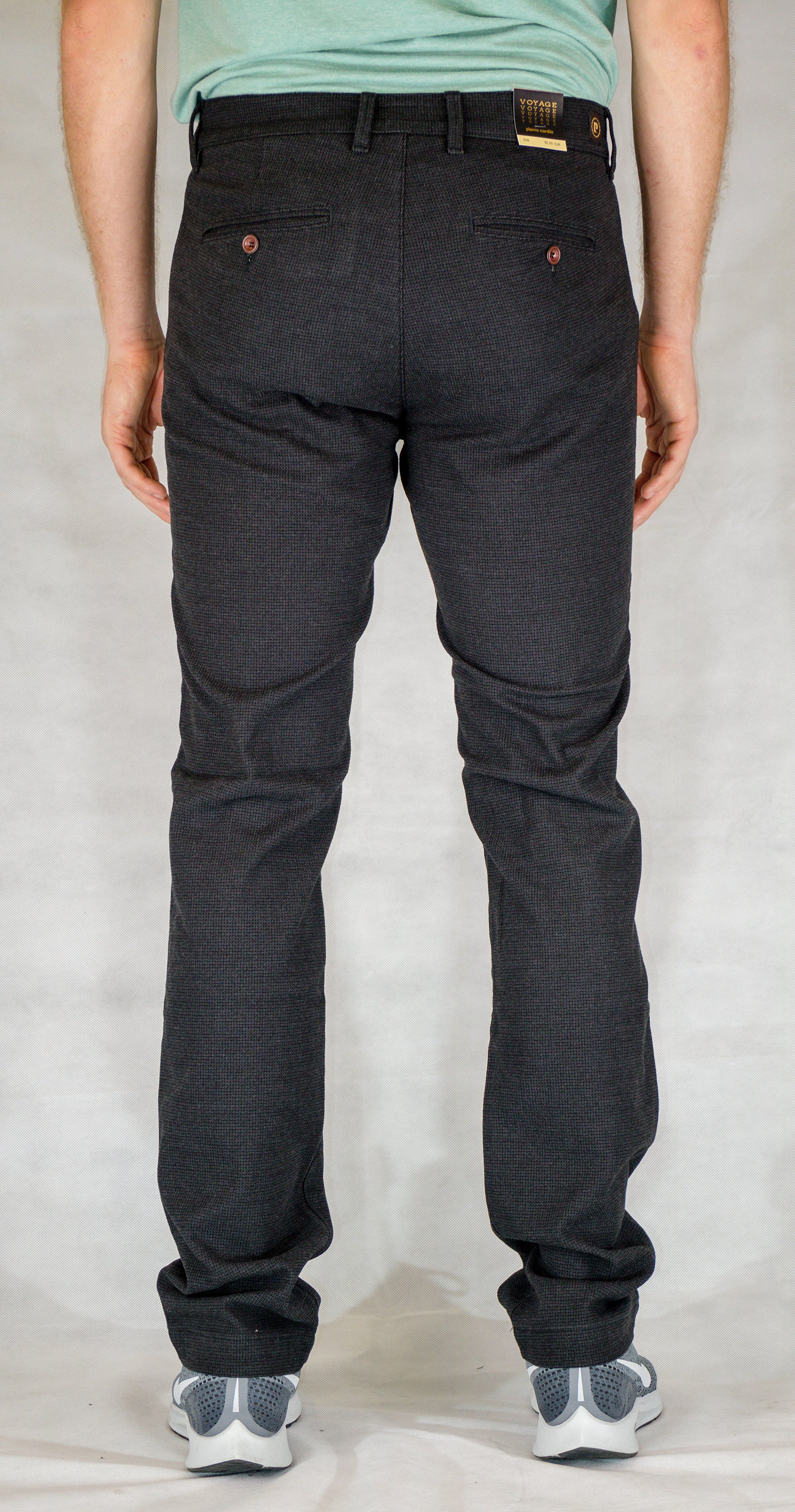 PIERRE CARDIN LYON Chino - Midnight Grid Black - 33747 4738.85 von Pierre Cardin